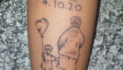 Tatuaggio nonno e nipote